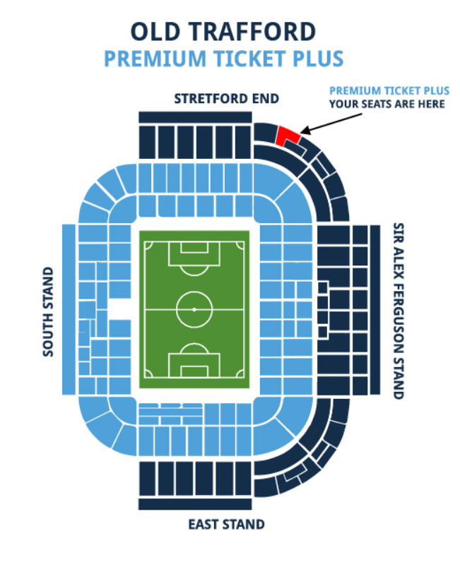 premium ticket plus seating plan