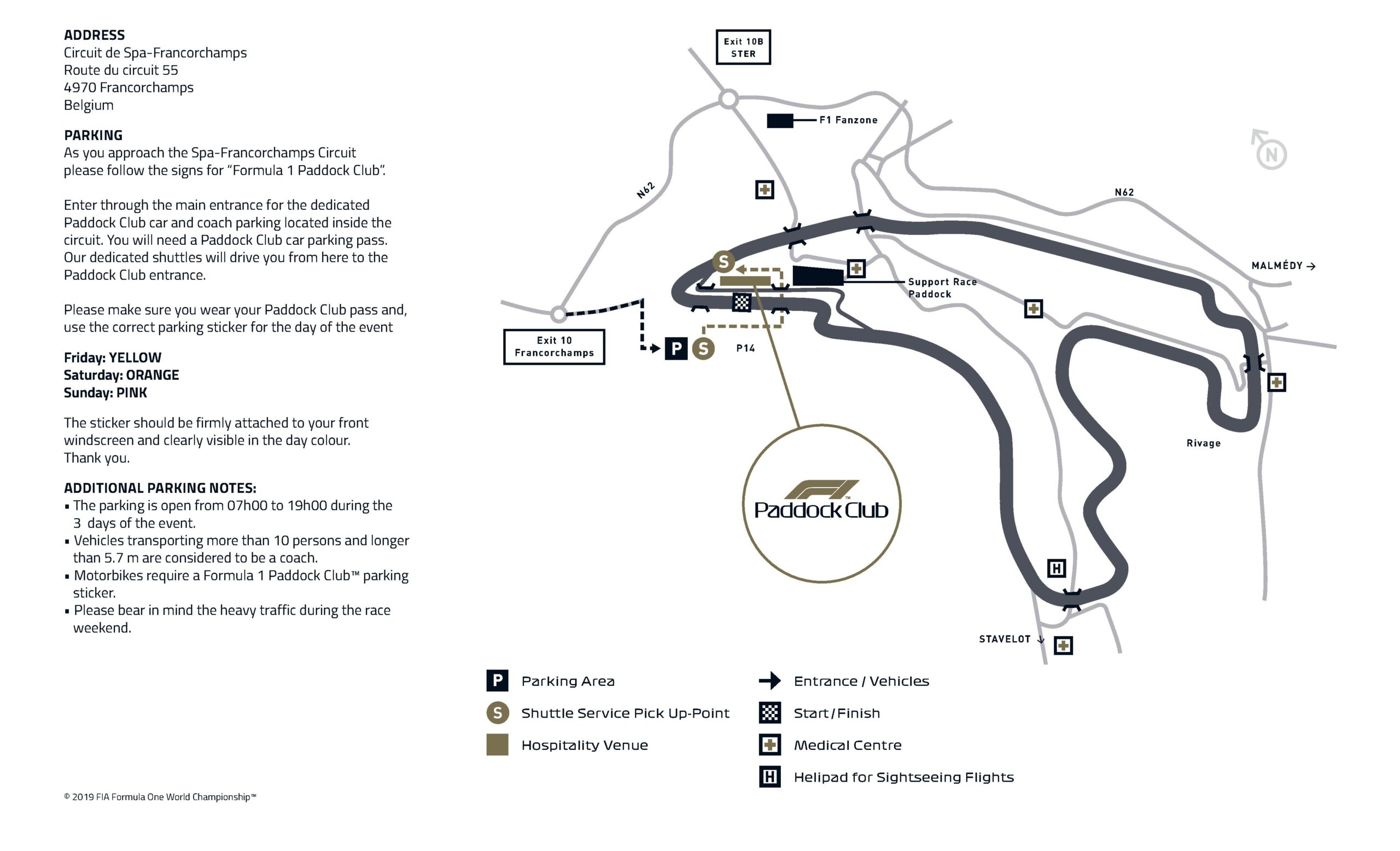 belgium f1 paddock club teams tickets