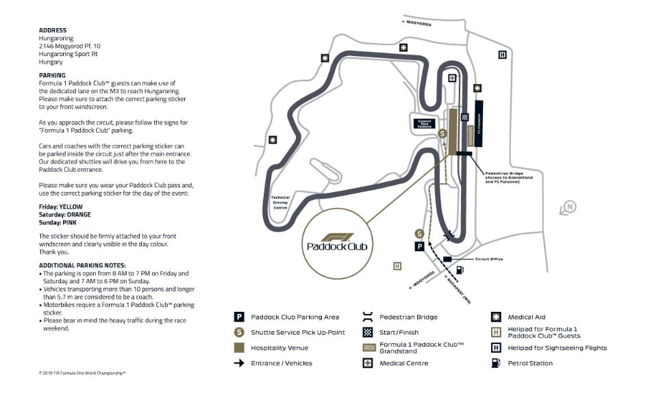 hungary f1 grand prix paddock club tickets