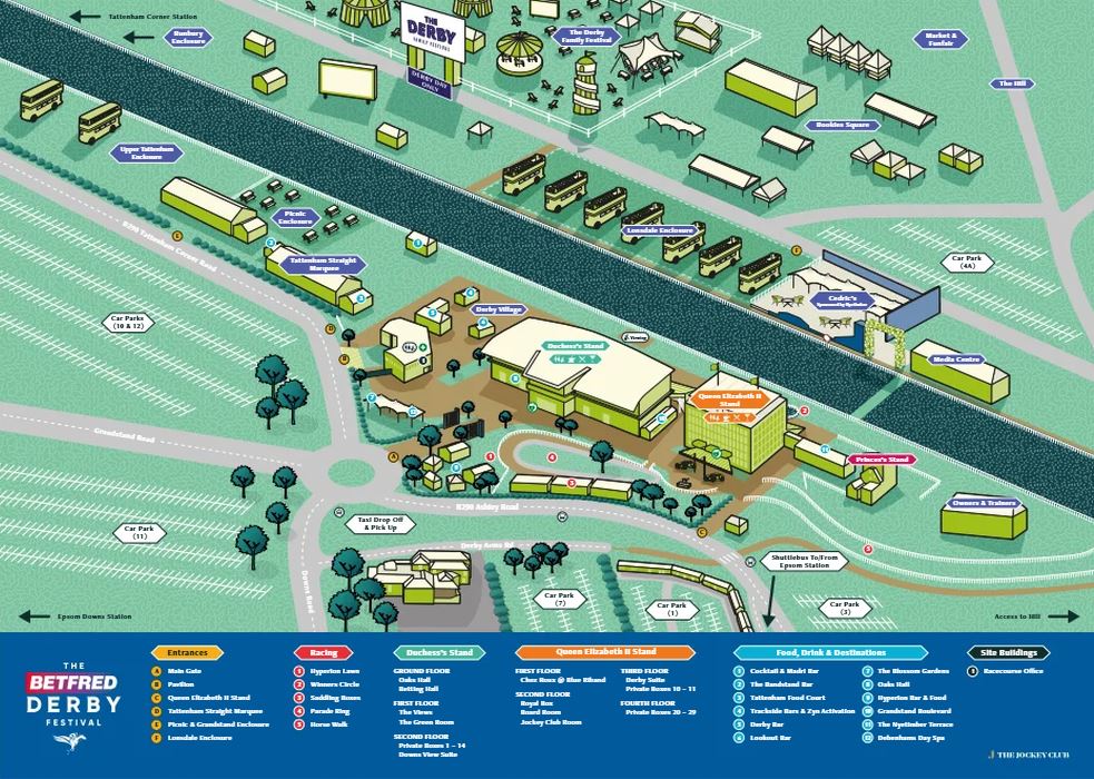 green room epsom derby hospitality tickets